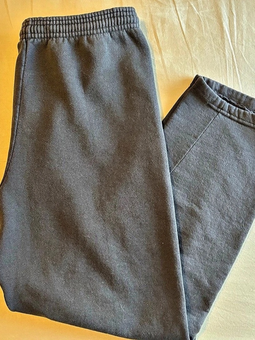 90s Made in USA Jerzees Black Jogger Pants Size Medium